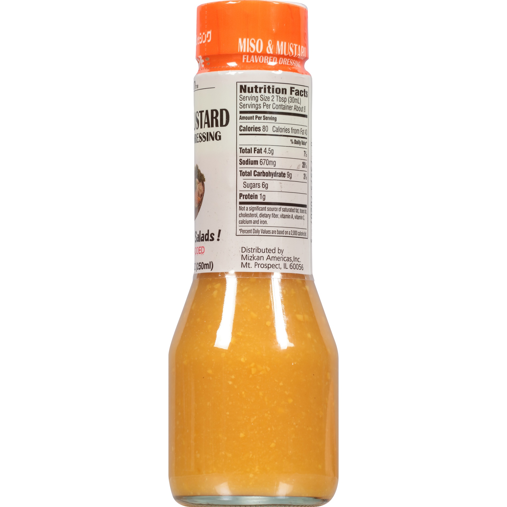 slide 5 of 6, Mizkan Miso & Mustard Flavored Dressing, 8.4 fl oz