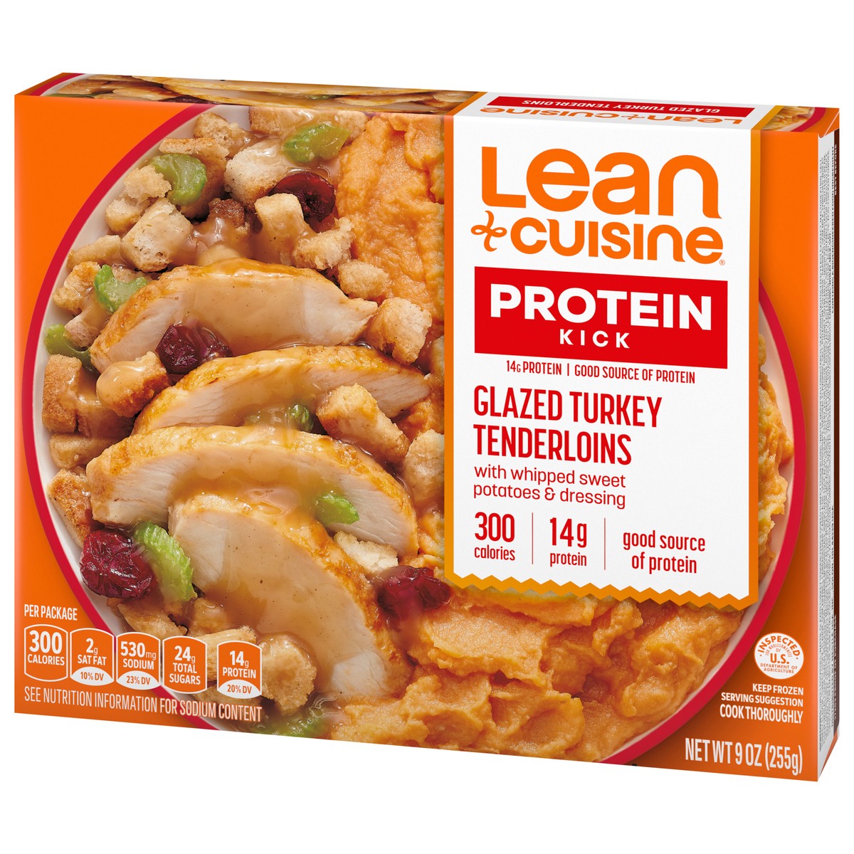 slide 9 of 9, Lean Cuisine Glazed Turkey Tenderloins, Frozen Dinner Protein Kick Bowl, 9 oz, 9 oz