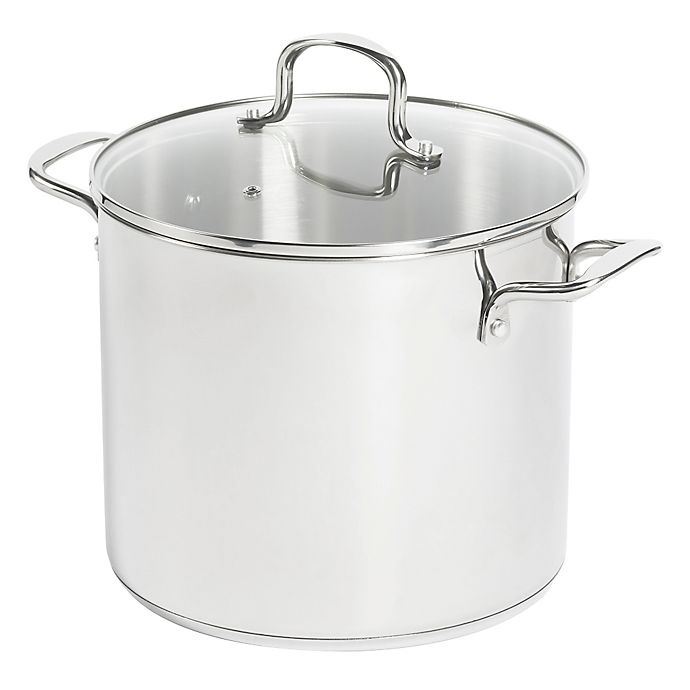 slide 1 of 2, SALT Stainless Steel Stock Pot, 12 qt