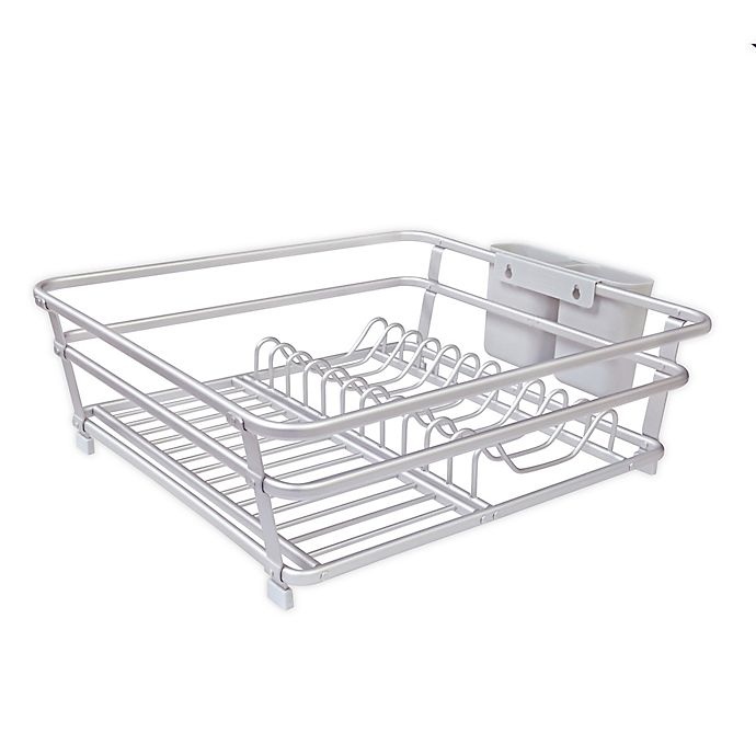 slide 1 of 3, ORG Aluminum Dish Rack, 1 ct