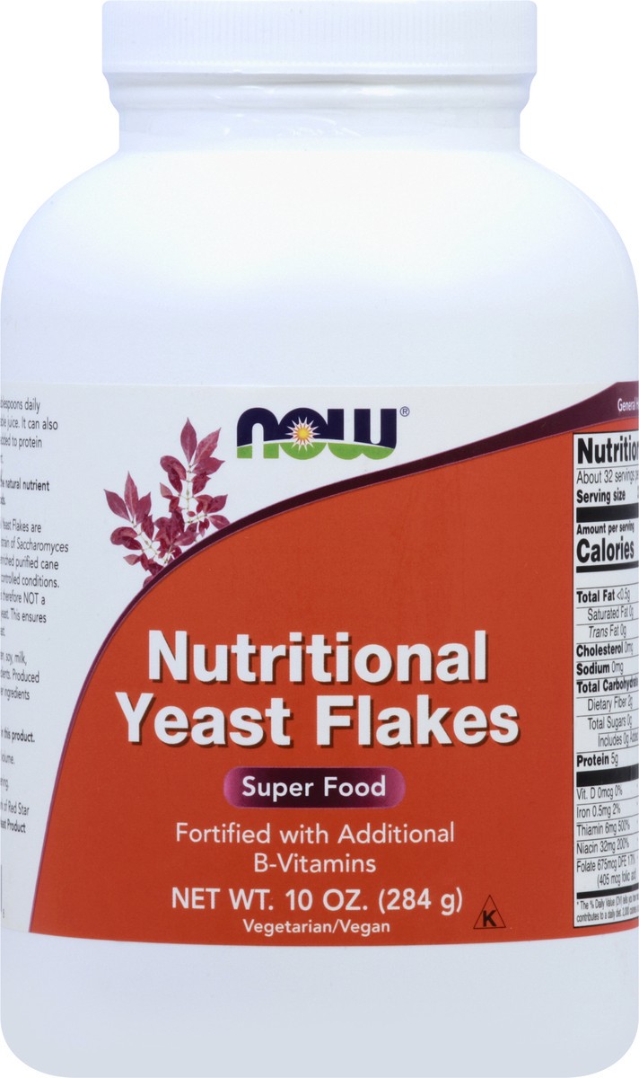 slide 6 of 7, NOW Nutritional Yeast Flakes - 10 oz., 10 oz