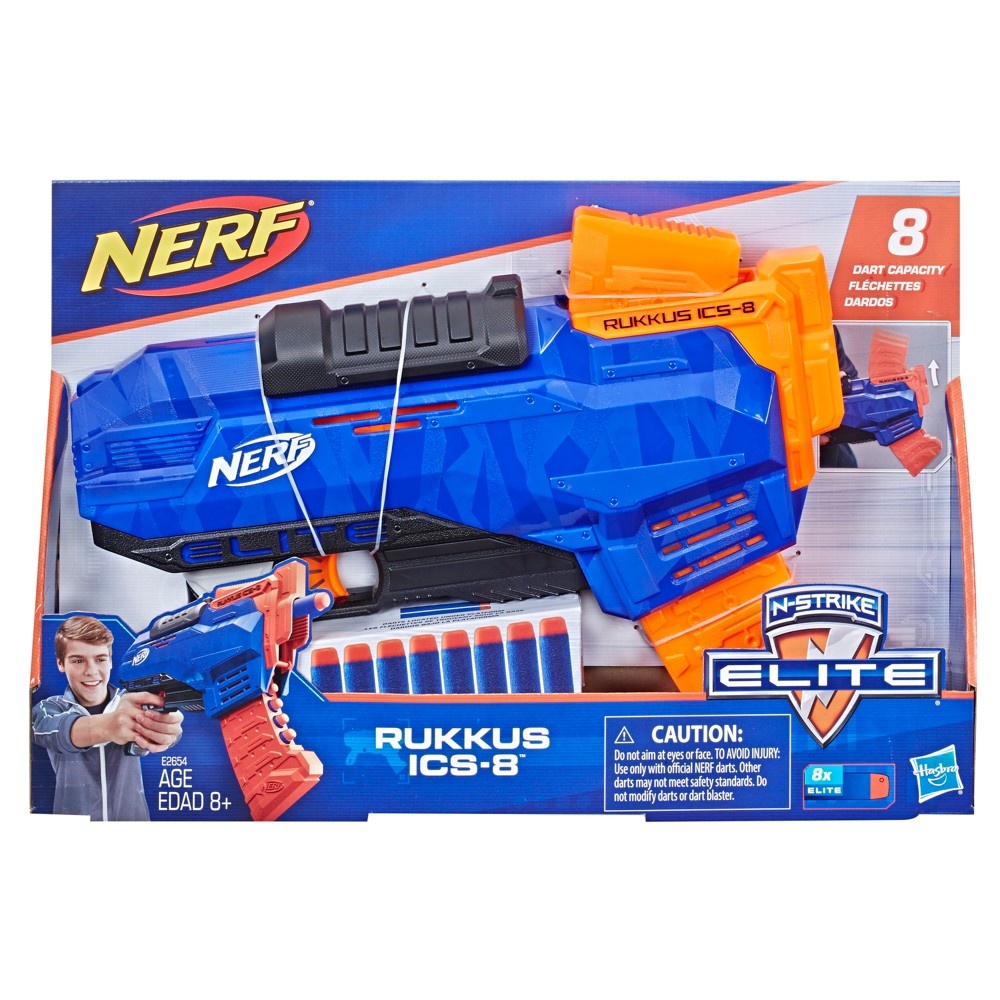 slide 3 of 7, Nerf N-Strike Elite Rukkus Ics-8, 1 ct