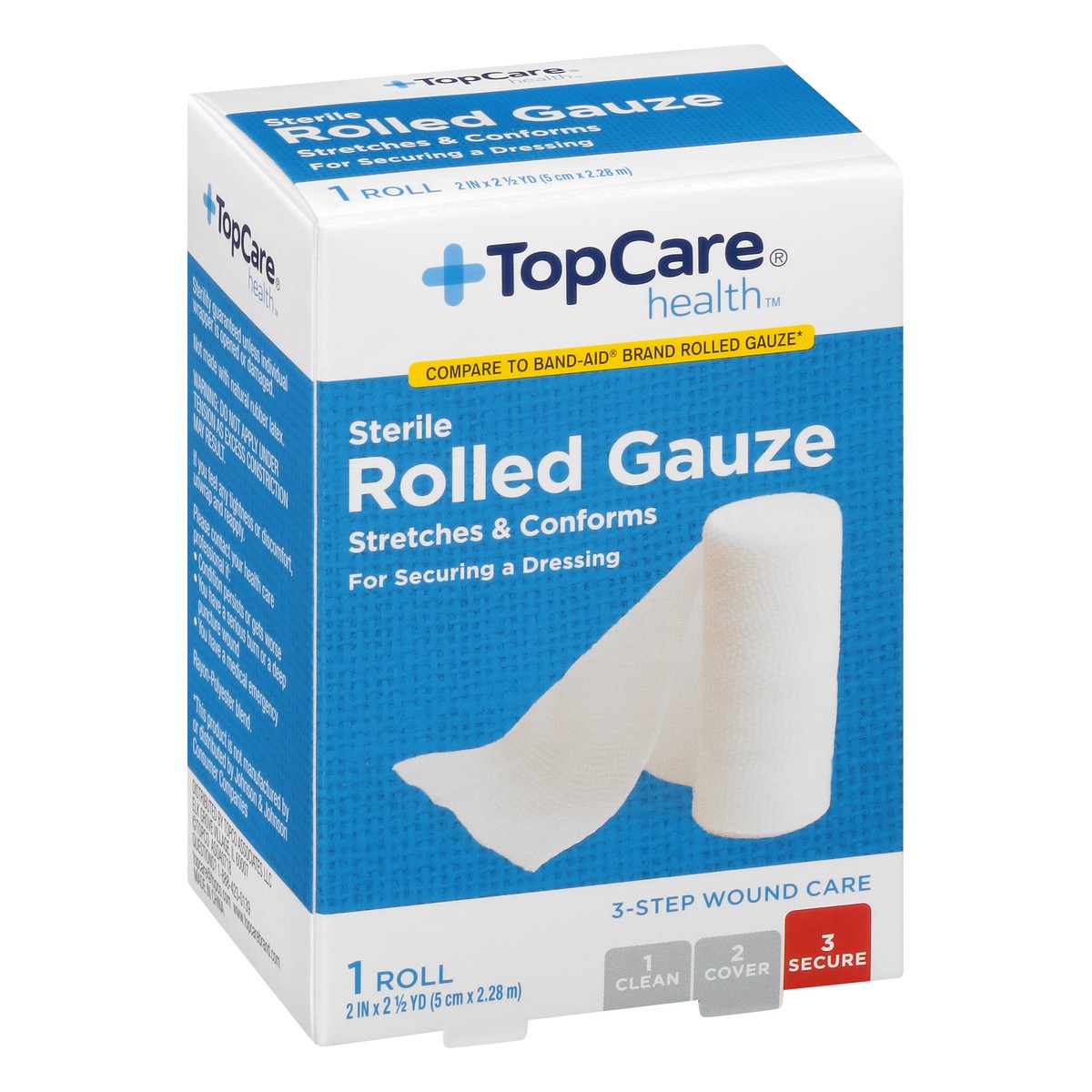 slide 6 of 9, TopCare Health Sterile Rolled Gauze 1 ea, 1 ct