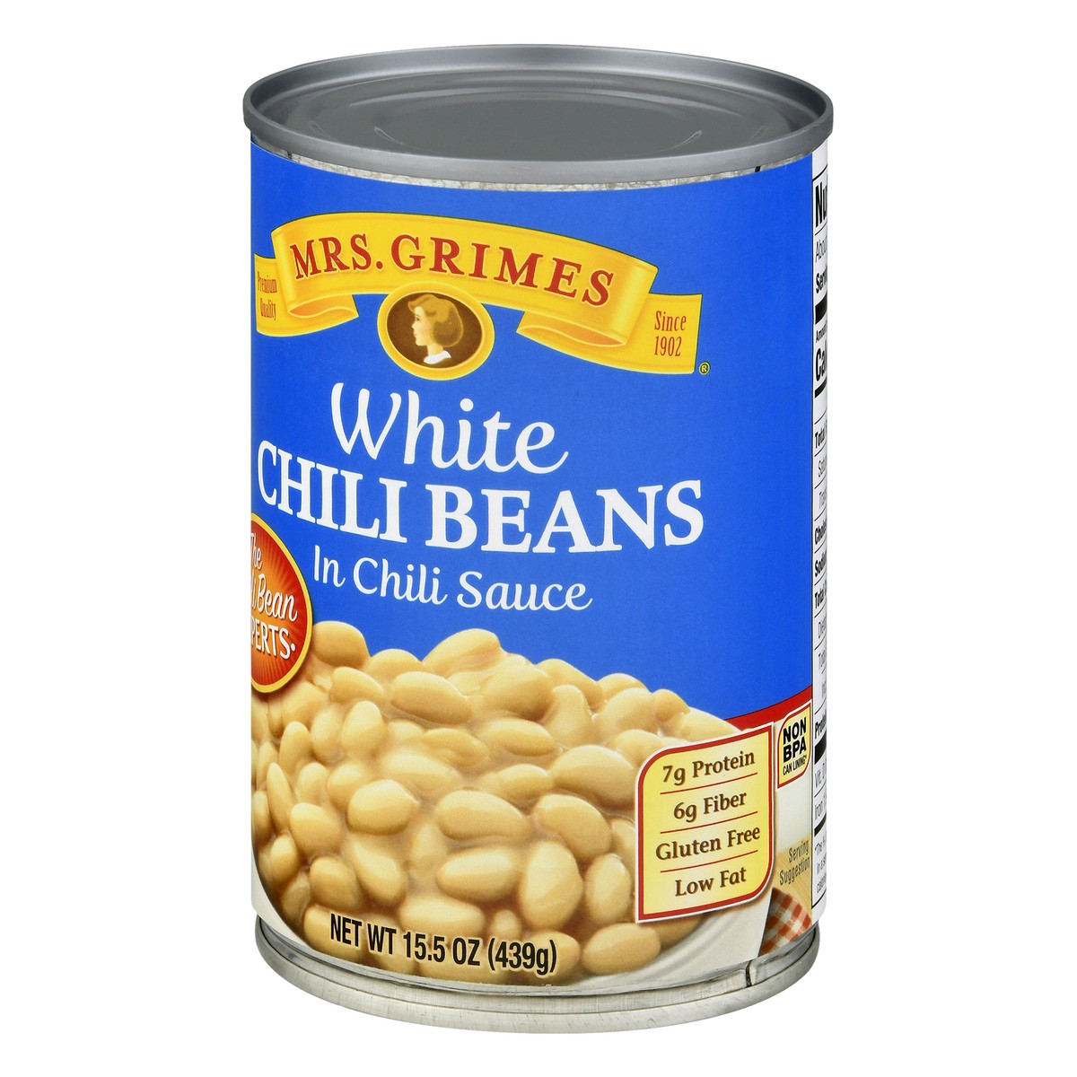 slide 2 of 10, Mrs. Grimes White Chili Beans, 15 oz