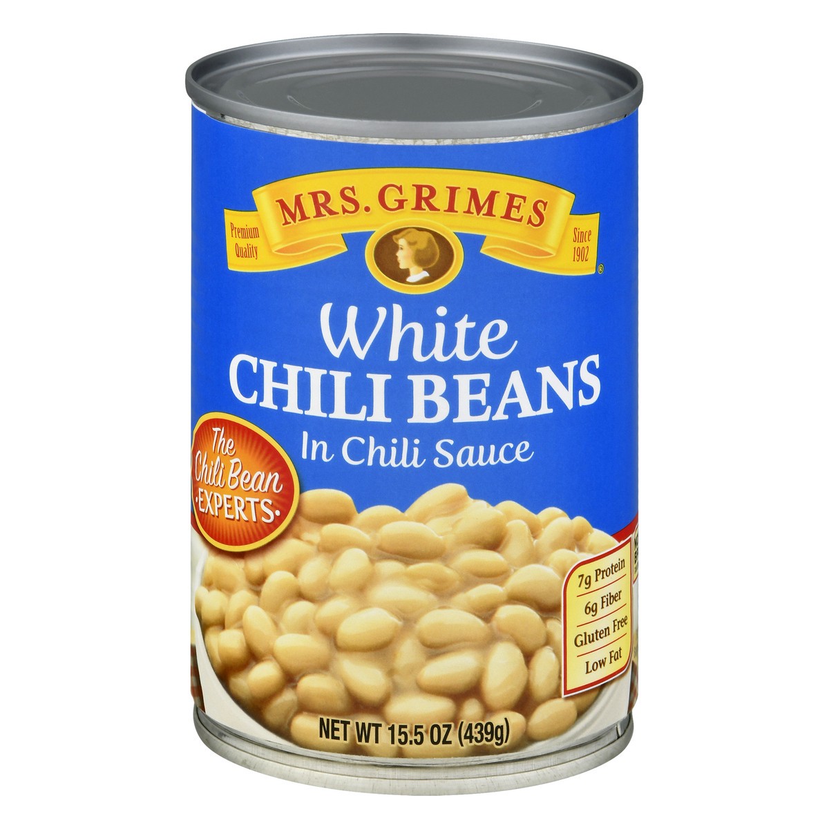 slide 1 of 10, Mrs. Grimes White Chili Beans, 15 oz