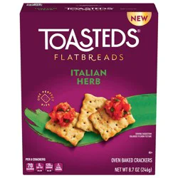 Toasteds Kellogg's Toasted Crackers Italian Herb 8.7oz