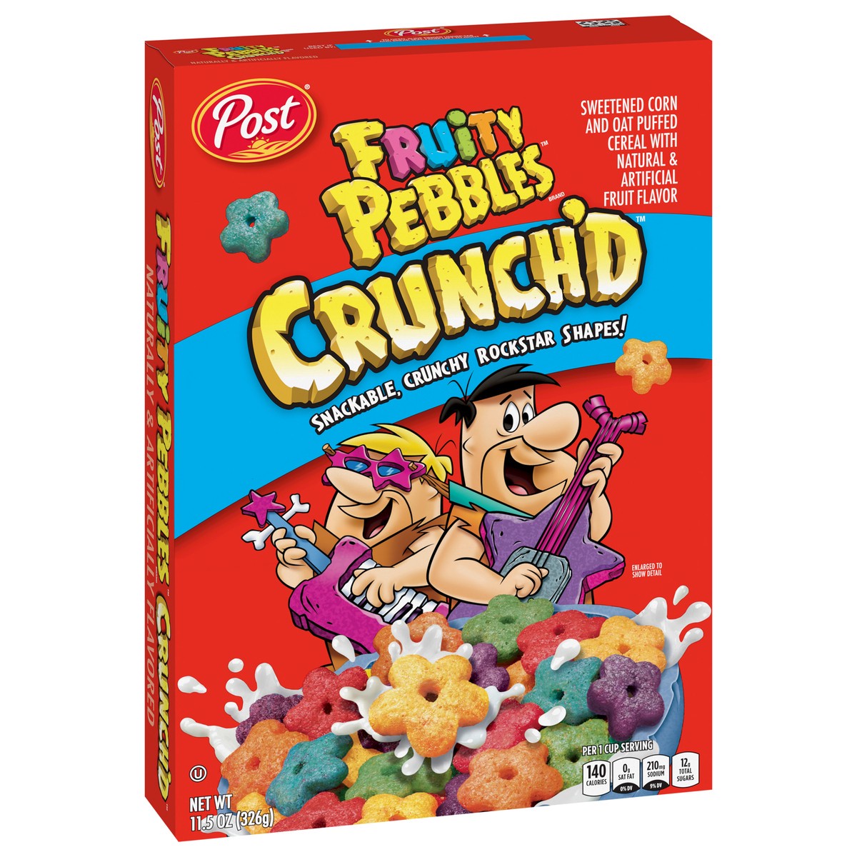 slide 2 of 9, Fruity Pebbles Crunch'd Cereal 11.5 oz, 11.5 oz