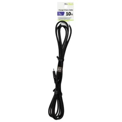 Cellcandy Usb C Braided Charge And Sync Cable Black