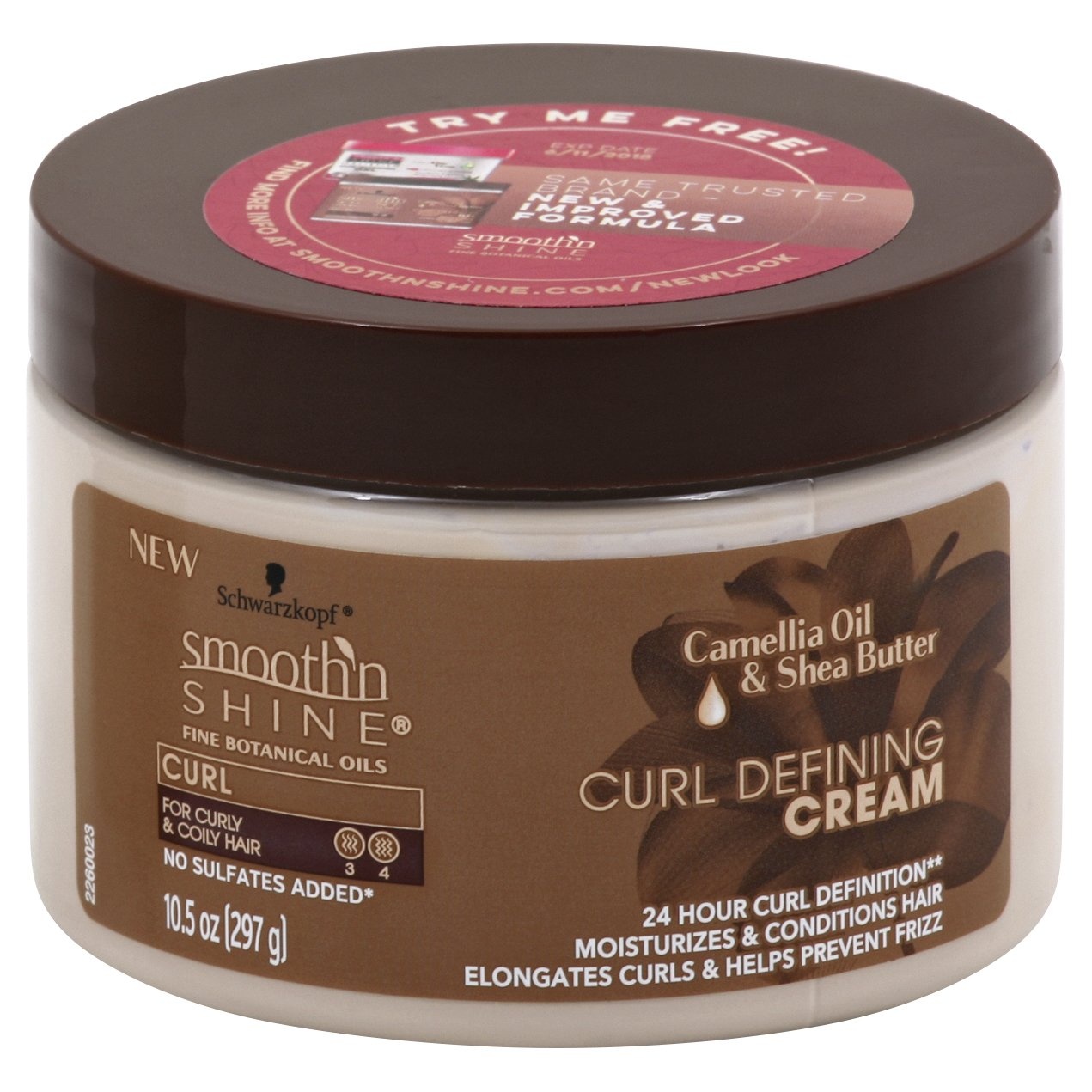 slide 1 of 6, Smooth 'N Shine Smooth'N Shine Curl Defining Cream, 10.5 oz