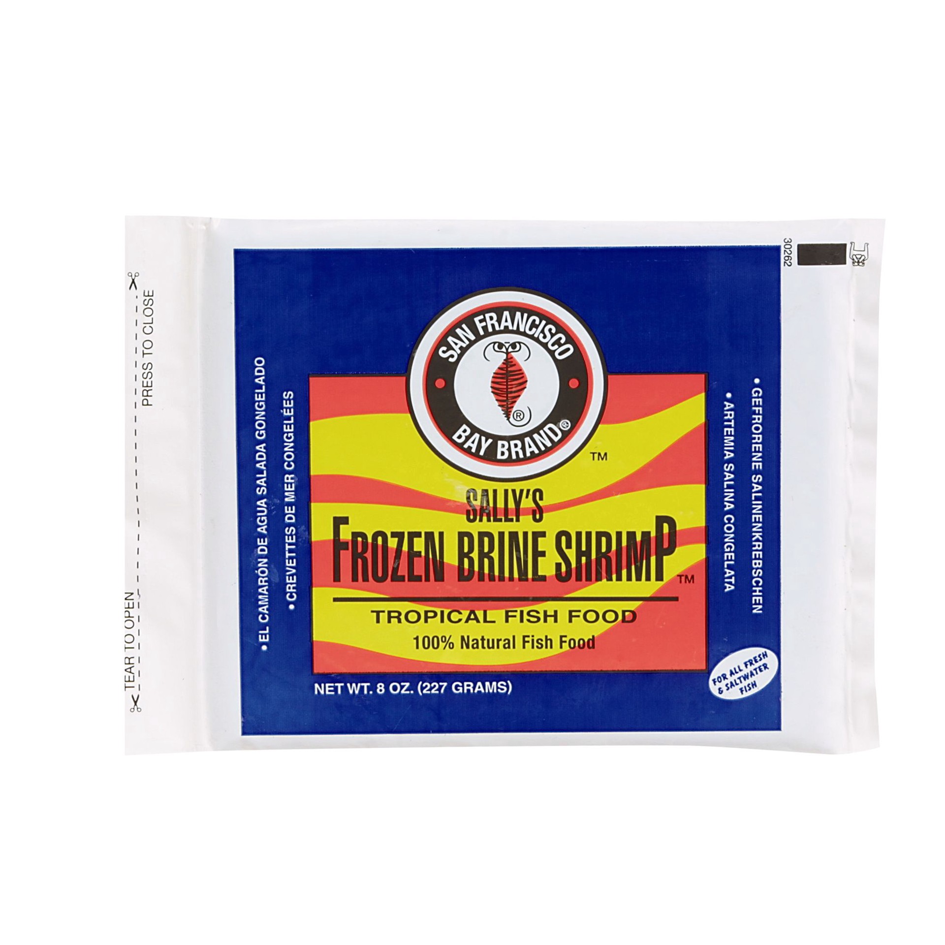 slide 1 of 1, SF Bay Coffee San Francisco Bay Brand® Sally's Frozen Brine Shrimp™ Frozen Fish Food, 8 oz