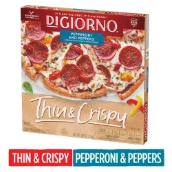 DiGiorno Thin And Crispy Pepperoni & Peppers Pizza