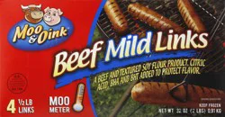 Moo & Oink Beef Links 4 ea