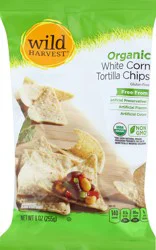 Wild Harvest White Tortilla Chips Orgc