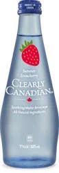 Clearly Canadian Summer Strawberry Sparkling Water Beverage 11 Fl Oz Bottle