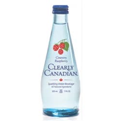 Clearly Canadian Country Raspberry Sparkling Water Beverage 11 Fl Oz Bottle
