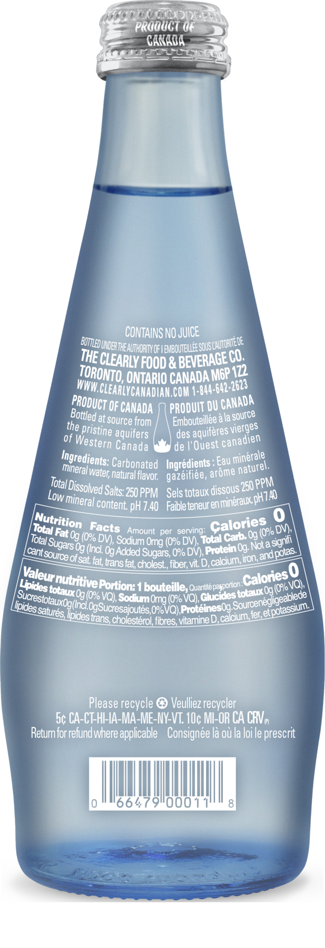 slide 5 of 5, Clearly Canadian Essence Grapefruit Sparkling Water Beverage 11 Fl Oz Bottle, 11 fl oz