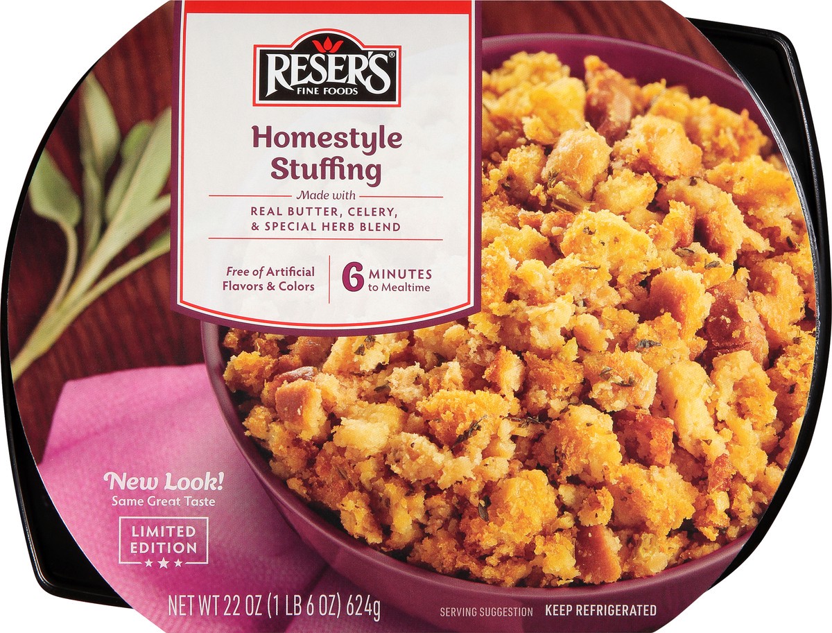 slide 8 of 8, Reser's Homestyle Stuffing, 22 oz