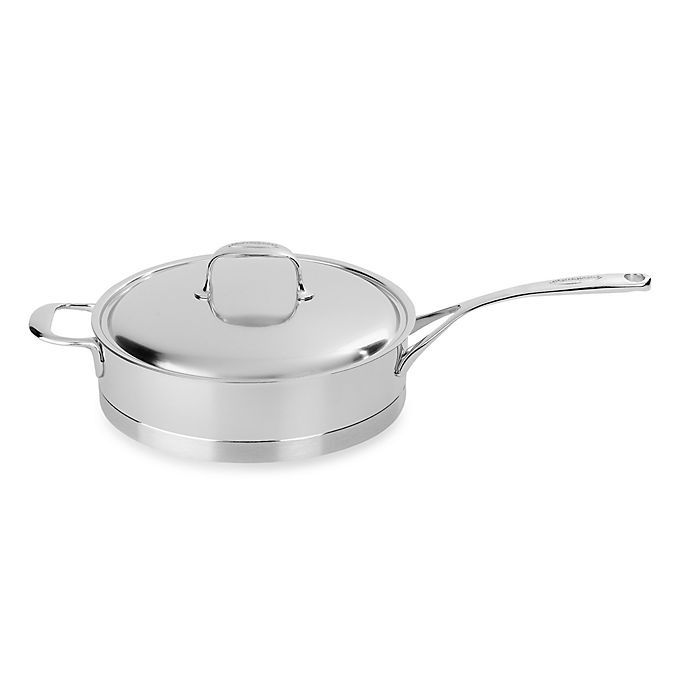 slide 1 of 1, Demeyere Atlantis Stainless Steel Saut Pan with Lid, 2.6 qt