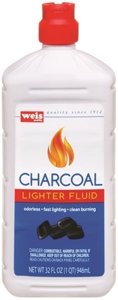 slide 1 of 1, Weis Quality Charcoal Lighter Fluid, 32 fl oz