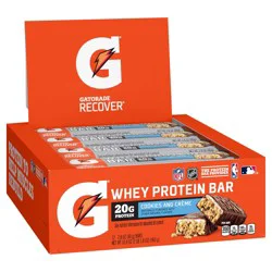 Gatorade Whey Protein Bar, Cookies And Creme Artificially Flavored