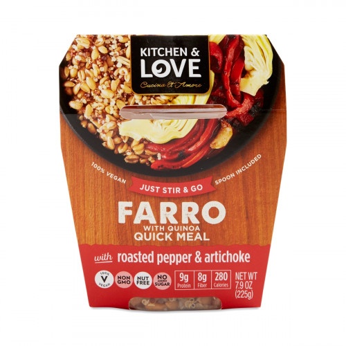 slide 1 of 1, Cucina & Amore Farro With Roasted Pepper & Artichoke, 7.9 oz