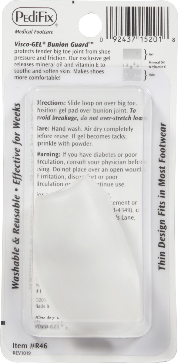 slide 5 of 9, PediFix Visco-Gel Bunion Guard 1 ea, 1 ct