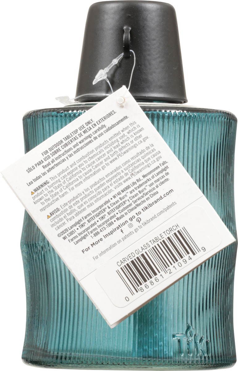 slide 4 of 6, Tiki Tabletop Torch Glass, 1 ct
