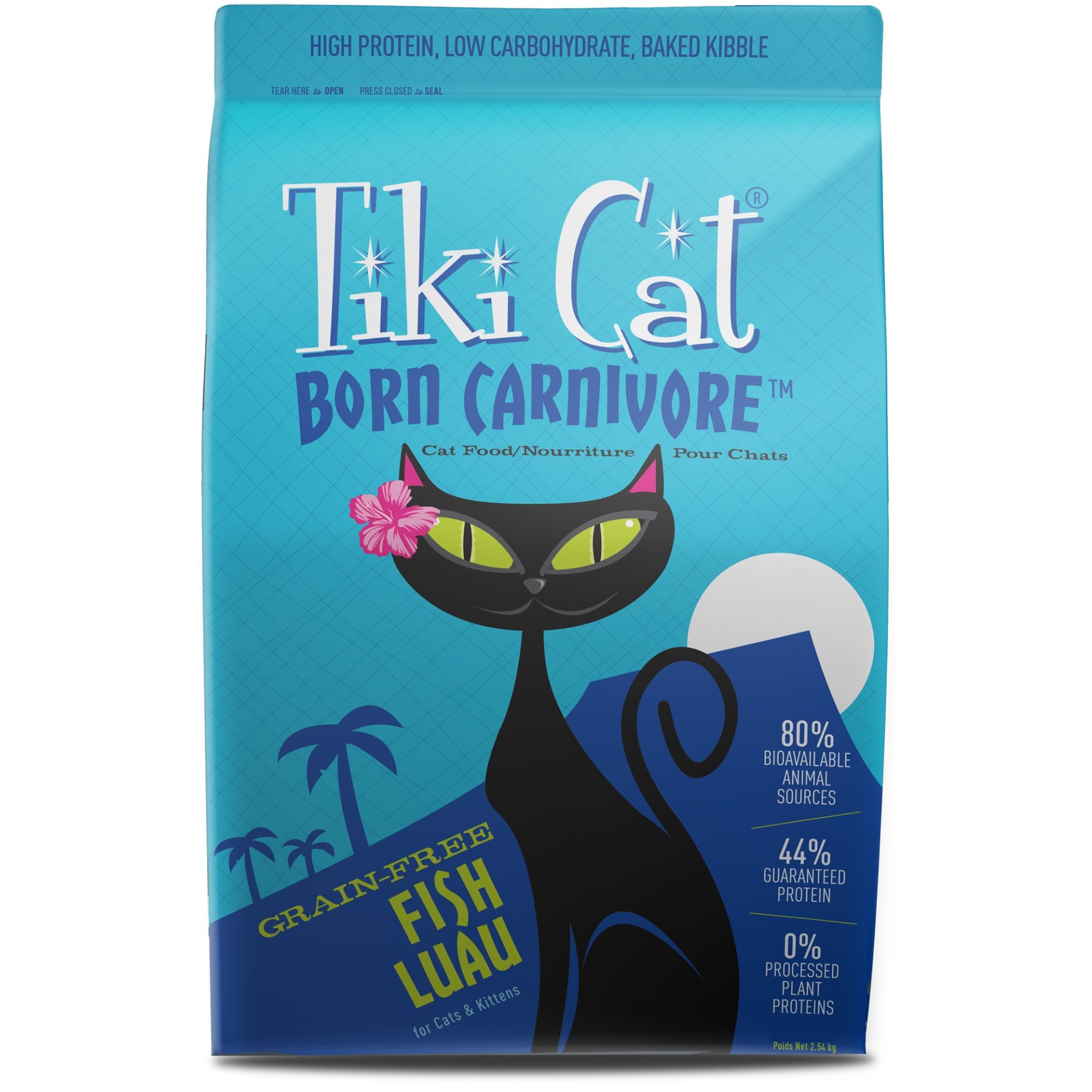 Tiki Cat Born Carnivore Fish Luau Dry Cat Food 2.8 lb Shipt