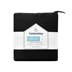 Havenstay Sheets, Full, Black