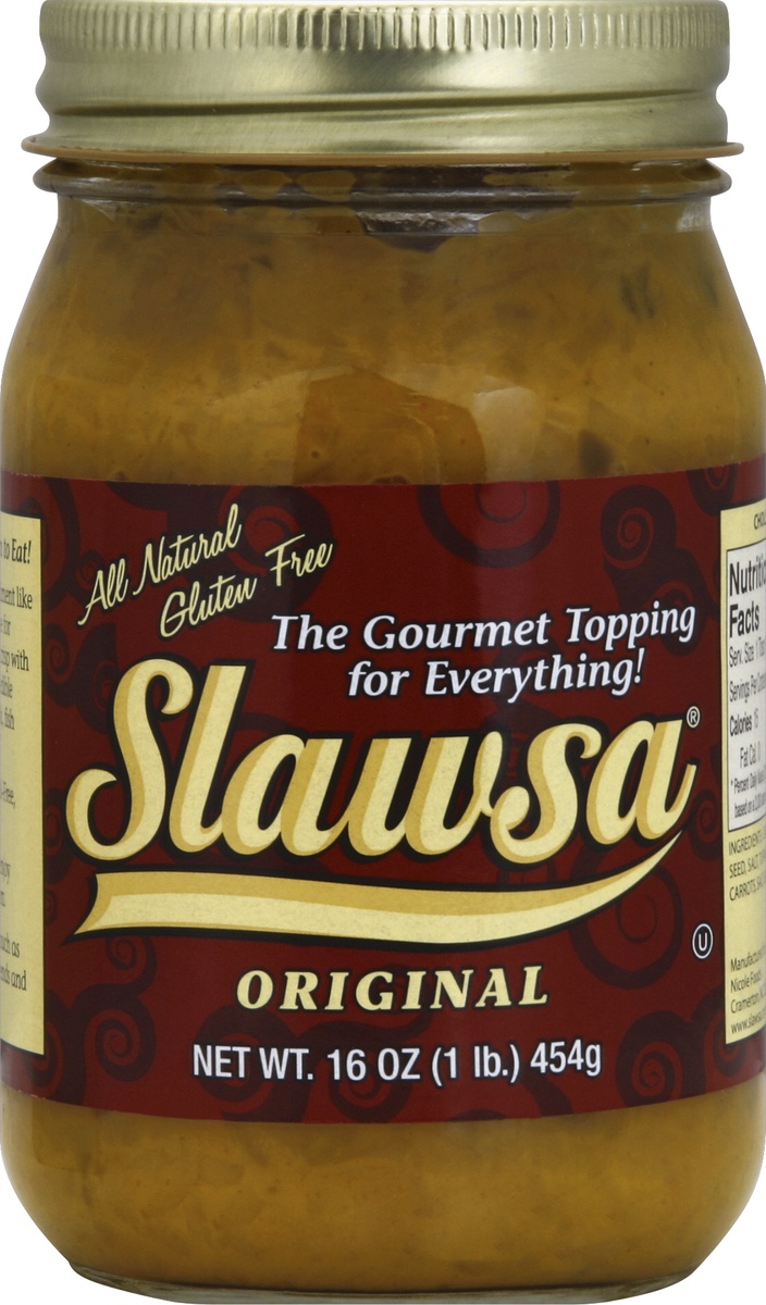 slide 2 of 2, Slawsa Original Relish, 16 oz