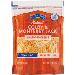 Hill Country Fare Colby & Monterey Jack Shredded Cheese