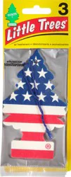 Little Trees America with Vanillaroma Air Fresheners 3 ea