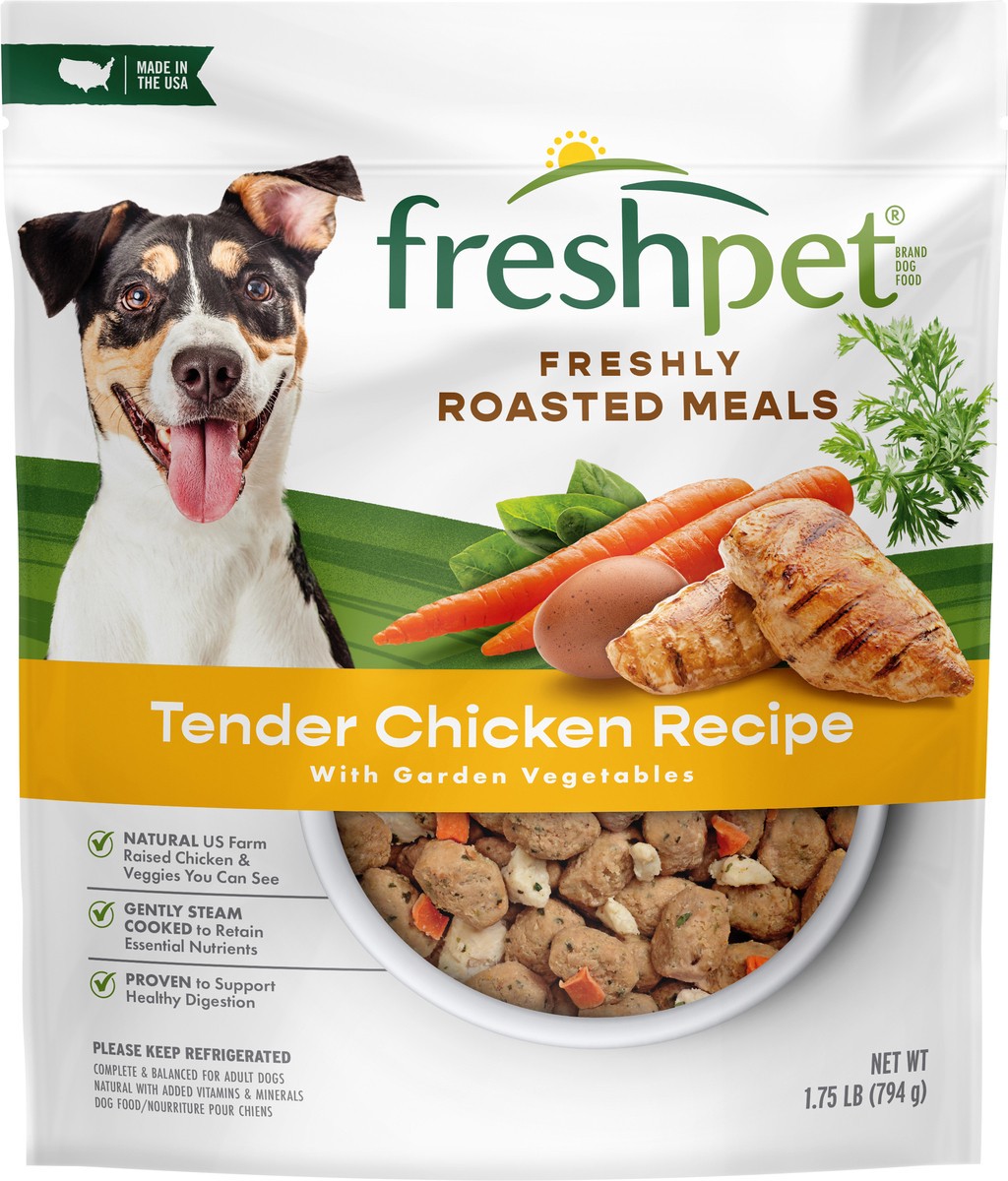 slide 2 of 4, Freshpet Tender Chicken Recipe Healthy & Natural Dog Food, 1.75 lb