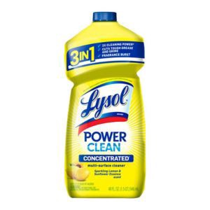 slide 1 of 1, LysolâAll Purpose Cleaner-Pourable Sparkling Lemon&Nbsp;9/48 Oz., 48 oz