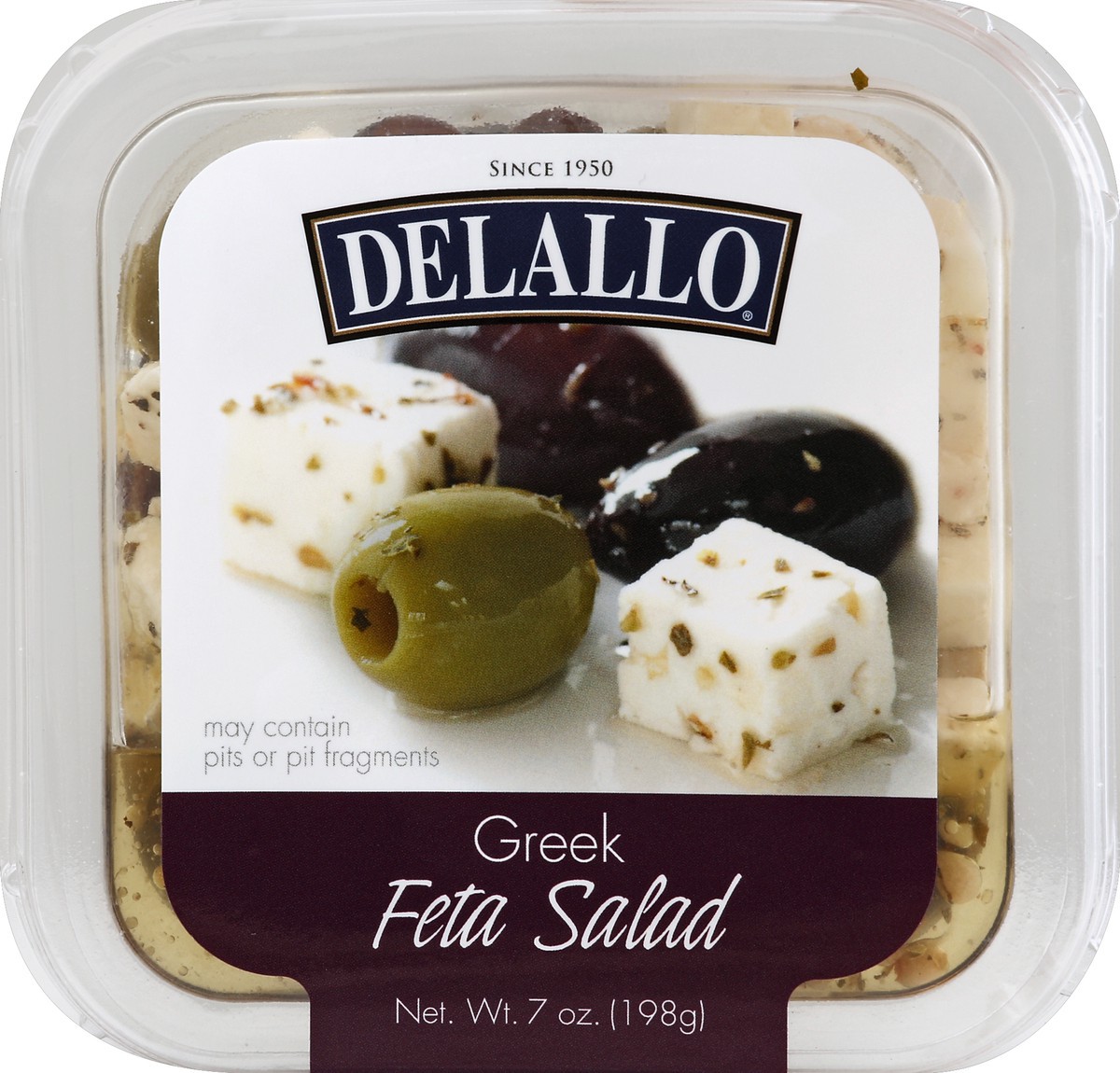 slide 4 of 4, DeLallo Feta Salad Greek - 8 Oz, 7 oz