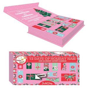 slide 1 of 1, Packed Party 12 Days Of Holiday Hair Accessories Advent Calendar, 1 ct