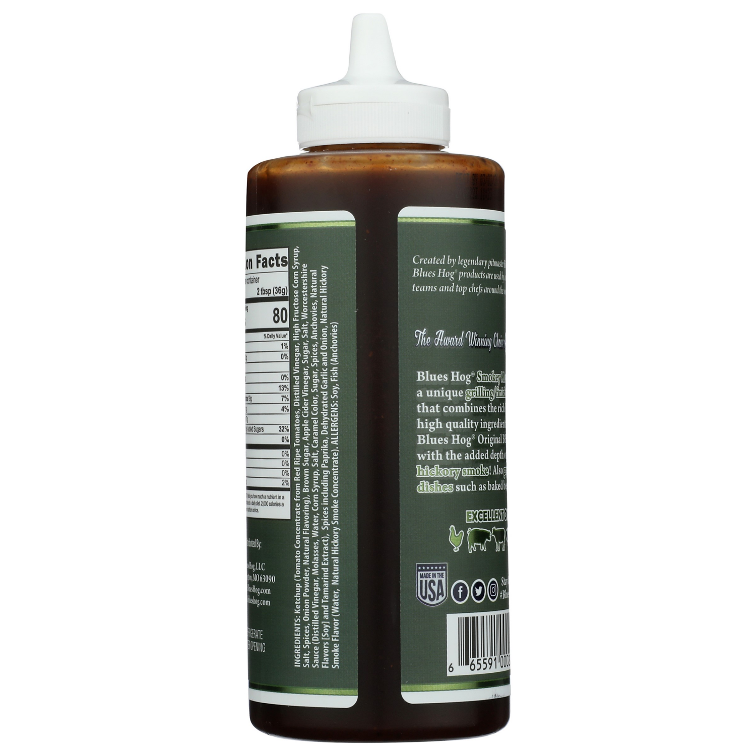 slide 2 of 3, Blues Hog Smokey Mountain BBQ Sauce 24 oz, 24 oz