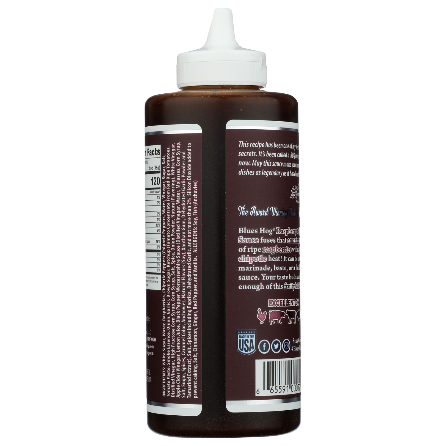 slide 3 of 4, Blues Hog Raspberry Chipotle Barbecue Sauce 25 oz, 25 oz