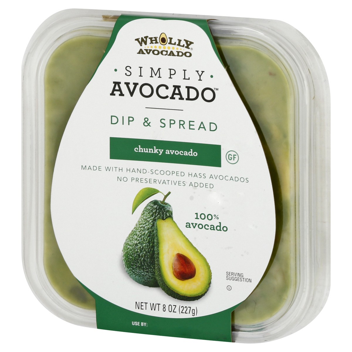 slide 1 of 1, Wholly Chunky Avocado Dip & Spread 8 oz, 8 oz