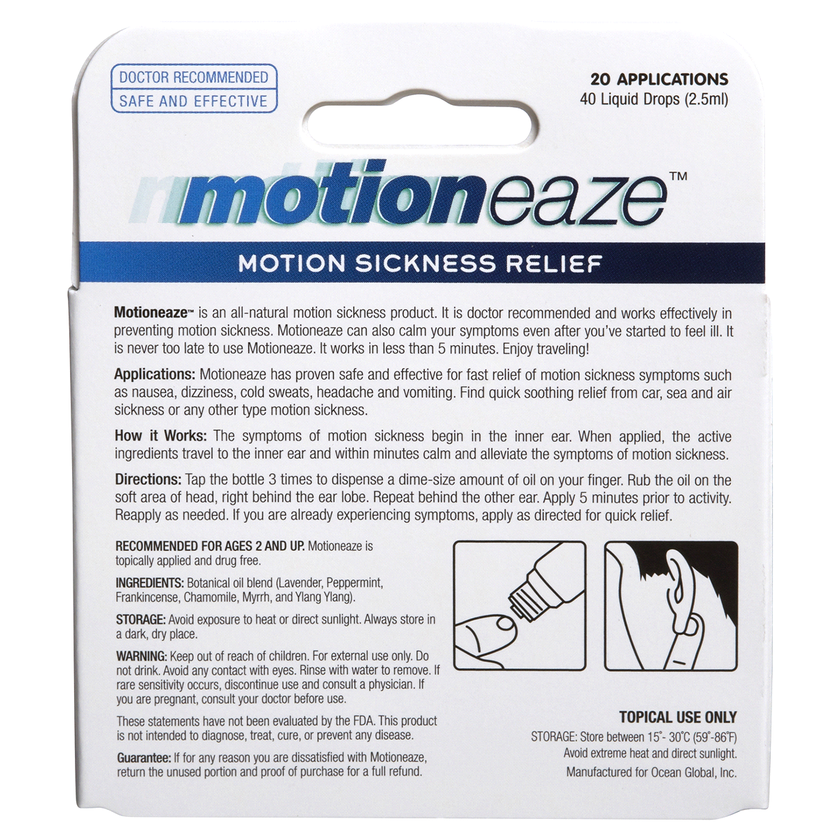 Effective Natural Motion Sickness Relief - Motioneaze