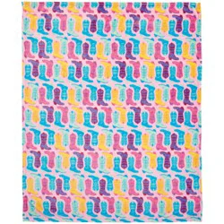 Destination Holiday Easter Throw Blanket - Cowboy Boots