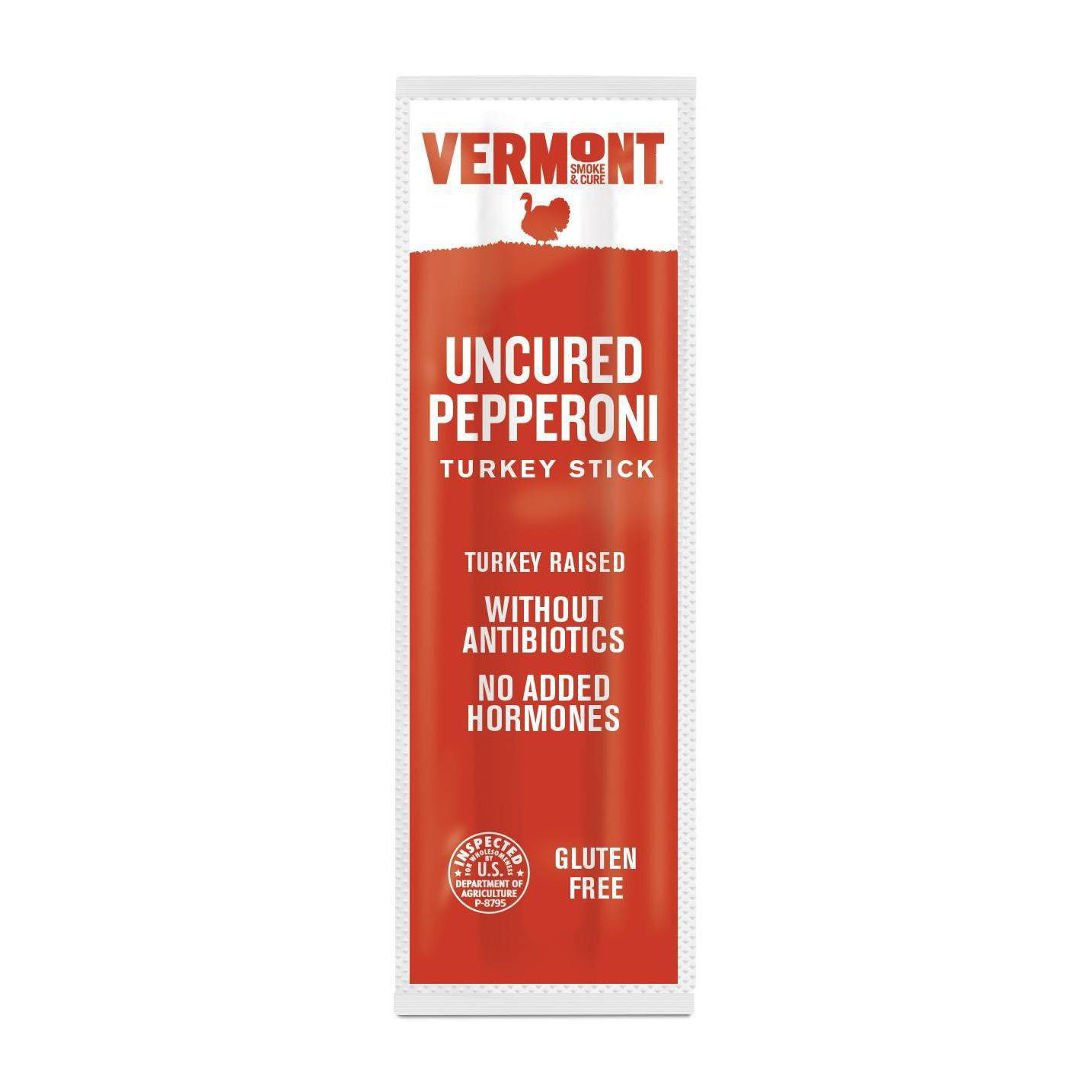 slide 4 of 9, Vermont Smoke & Cure Uncured Original Turkey Pepperoni Sticks Mini Size 6 ea, 6 ct