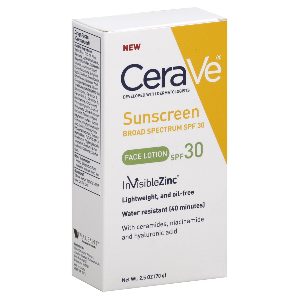 slide 5 of 5, CeraVe Sunscreen 2.5 oz, 2.5 oz