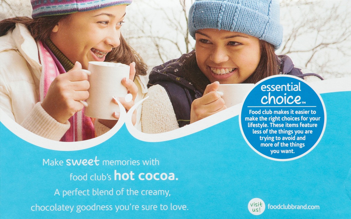 slide 14 of 14, Food Club Essential Choice Instant Hot Cocoa Mix - 8 ct, 8 ct