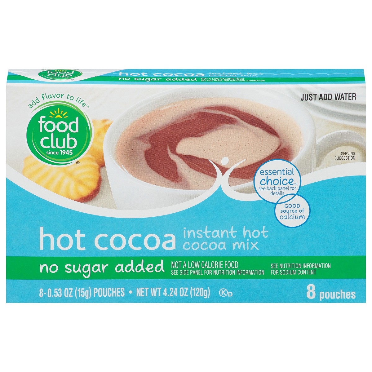 slide 12 of 14, Food Club Essential Choice Instant Hot Cocoa Mix - 8 ct, 8 ct