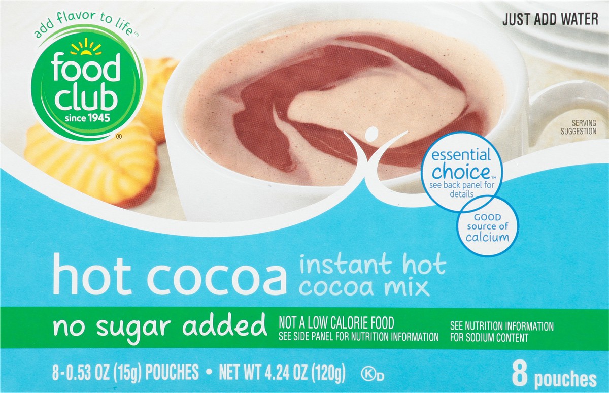 slide 4 of 14, Food Club Essential Choice Instant Hot Cocoa Mix - 8 ct, 8 ct