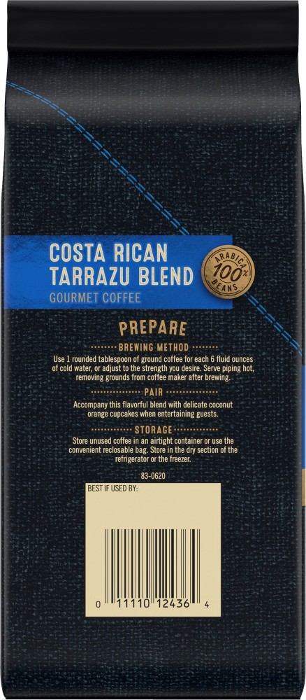 slide 3 of 4, Private Selection Costa Rican Tarrazu Blend Medium-Dark Roast Ground Coffee - 12 oz, 12 oz