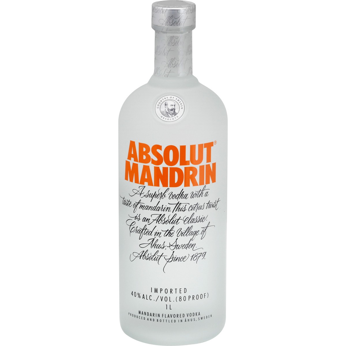 slide 1 of 21, Absolut Mandrin Vodka, 1 liter