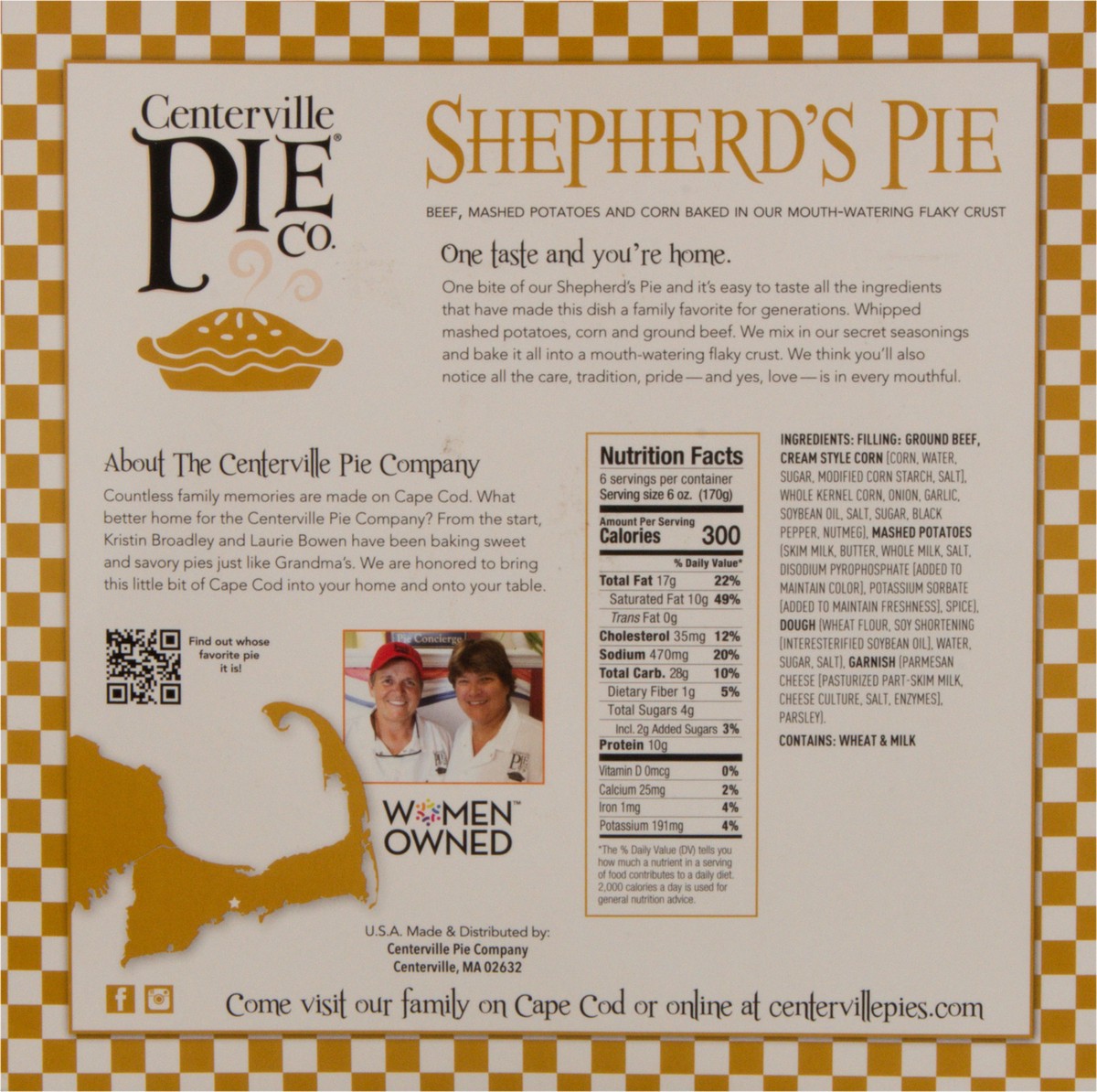 slide 9 of 9, Centerville Pie Co. Shepherd's Pie 2.25 lb, 2.25 lb