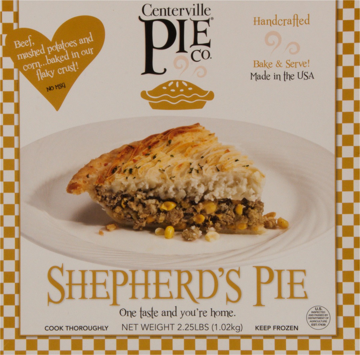 slide 4 of 9, Centerville Pie Co. Shepherd's Pie 2.25 lb, 2.25 lb